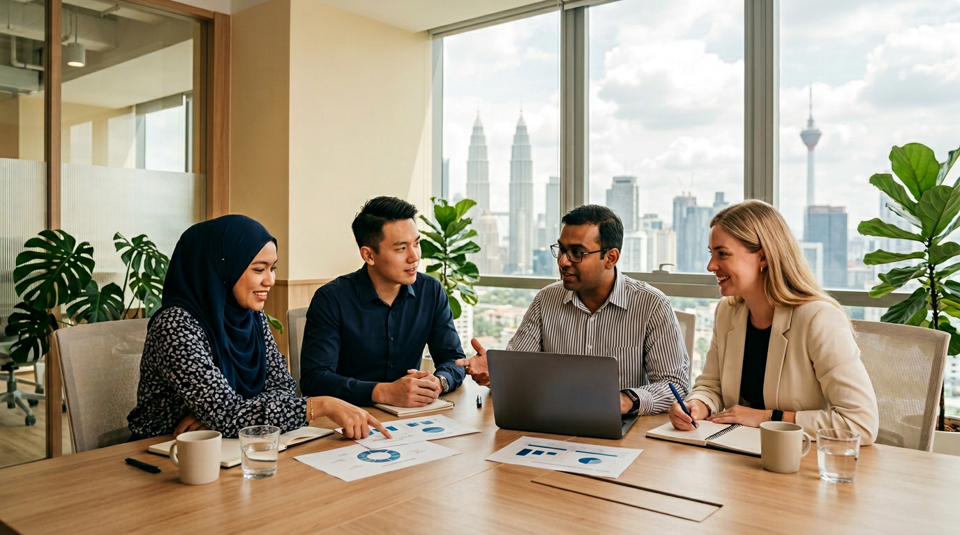 Collaborative team discussion